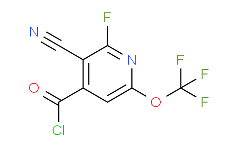 3-Cyano-2-fluoro-6-(trifluoromethoxy)pyridine-4-carbonyl chloride