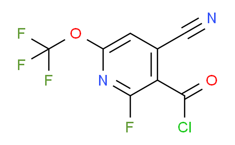 AM26338 | 1804670-79-8 | 4-Cyano-2-fluoro-6-(trifluoromethoxy)pyridine-3-carbonyl chloride