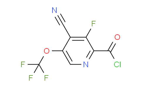 AM26340 | 1804330-60-6 | 4-Cyano-3-fluoro-5-(trifluoromethoxy)pyridine-2-carbonyl chloride