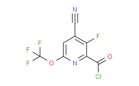 AM26341 | 1806214-83-4 | 4-Cyano-3-fluoro-6-(trifluoromethoxy)pyridine-2-carbonyl chloride