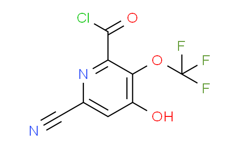 6-Cyano-4-hydroxy-3-(trifluoromethoxy)pyridine-2-carbonyl chloride
