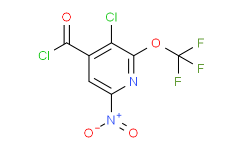 3-Chloro-6-nitro-2-(trifluoromethoxy)pyridine-4-carbonyl chloride