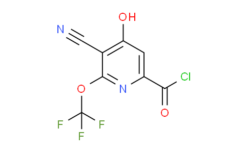 AM26376 | 1804719-09-2 | 3-Cyano-4-hydroxy-2-(trifluoromethoxy)pyridine-6-carbonyl chloride