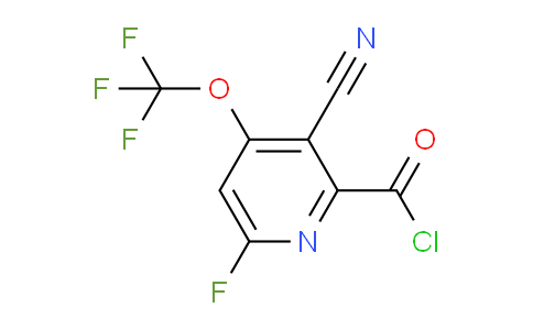 AM26405 | 1804330-68-4 | 3-Cyano-6-fluoro-4-(trifluoromethoxy)pyridine-2-carbonyl chloride