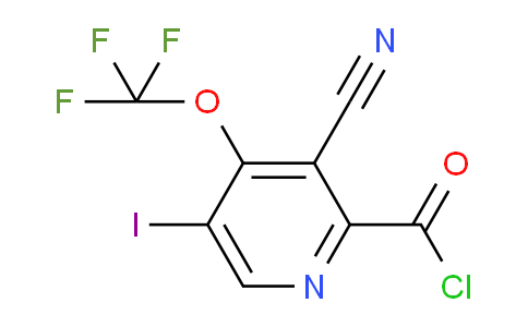 3-Cyano-5-iodo-4-(trifluoromethoxy)pyridine-2-carbonyl chloride