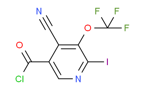 4-Cyano-2-iodo-3-(trifluoromethoxy)pyridine-5-carbonyl chloride