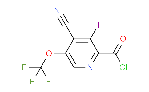 AM26427 | 1803704-29-1 | 4-Cyano-3-iodo-5-(trifluoromethoxy)pyridine-2-carbonyl chloride