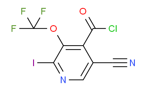 5-Cyano-2-iodo-3-(trifluoromethoxy)pyridine-4-carbonyl chloride