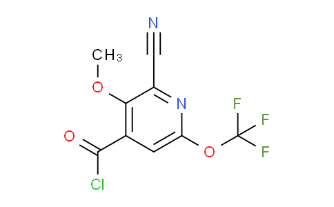 2-Cyano-3-methoxy-6-(trifluoromethoxy)pyridine-4-carbonyl chloride