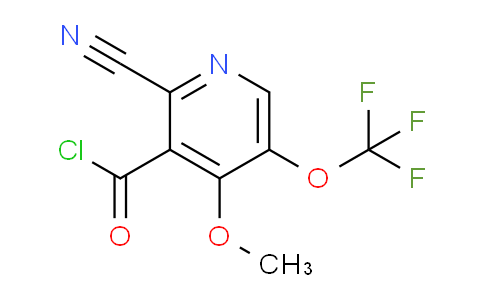 2-Cyano-4-methoxy-5-(trifluoromethoxy)pyridine-3-carbonyl chloride