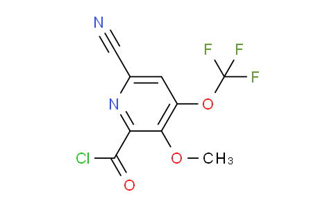 AM26445 | 1806247-12-0 | 6-Cyano-3-methoxy-4-(trifluoromethoxy)pyridine-2-carbonyl chloride