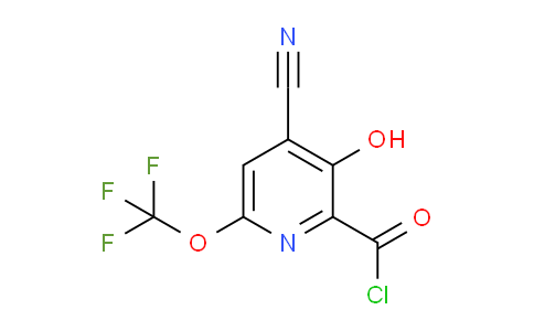 AM26450 | 1804719-41-2 | 4-Cyano-3-hydroxy-6-(trifluoromethoxy)pyridine-2-carbonyl chloride