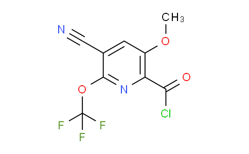 AM26469 | 1804701-69-6 | 3-Cyano-5-methoxy-2-(trifluoromethoxy)pyridine-6-carbonyl chloride