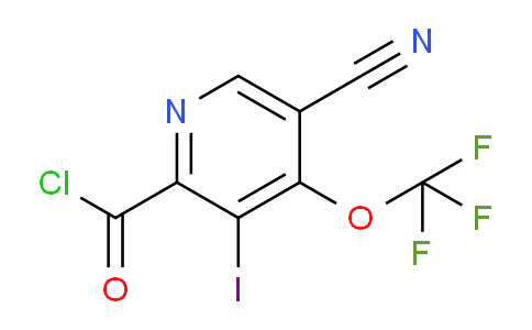 5-Cyano-3-iodo-4-(trifluoromethoxy)pyridine-2-carbonyl chloride