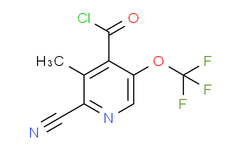 2-Cyano-3-methyl-5-(trifluoromethoxy)pyridine-4-carbonyl chloride