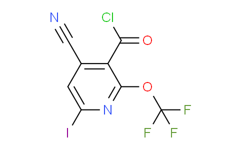 4-Cyano-6-iodo-2-(trifluoromethoxy)pyridine-3-carbonyl chloride