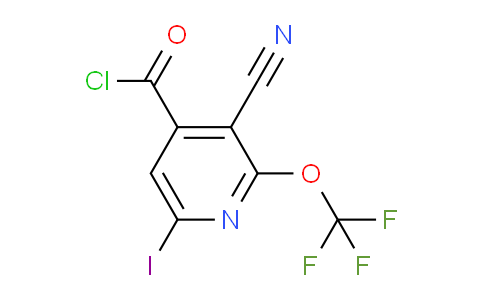 3-Cyano-6-iodo-2-(trifluoromethoxy)pyridine-4-carbonyl chloride