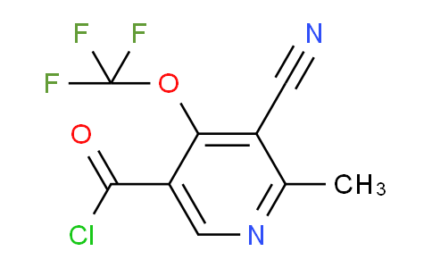 3-Cyano-2-methyl-4-(trifluoromethoxy)pyridine-5-carbonyl chloride