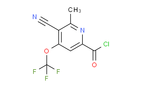 AM26507 | 1806156-52-4 | 3-Cyano-2-methyl-4-(trifluoromethoxy)pyridine-6-carbonyl chloride