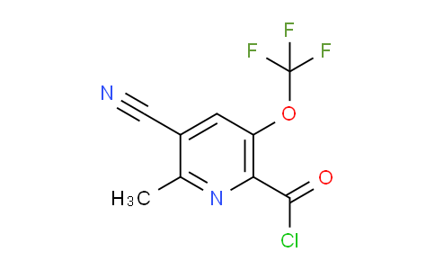 3-Cyano-2-methyl-5-(trifluoromethoxy)pyridine-6-carbonyl chloride