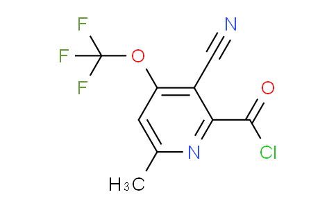AM26531 | 1806076-66-3 | 3-Cyano-6-methyl-4-(trifluoromethoxy)pyridine-2-carbonyl chloride
