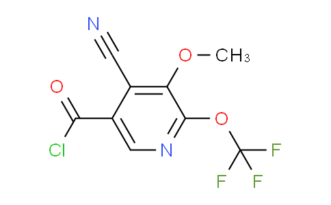 4-Cyano-3-methoxy-2-(trifluoromethoxy)pyridine-5-carbonyl chloride