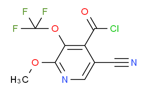 5-Cyano-2-methoxy-3-(trifluoromethoxy)pyridine-4-carbonyl chloride