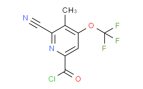 AM26550 | 1804820-72-1 | 2-Cyano-3-methyl-4-(trifluoromethoxy)pyridine-6-carbonyl chloride