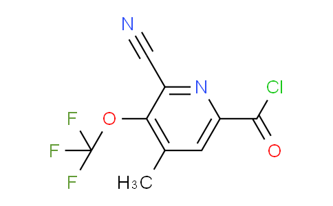 AM26552 | 1806156-25-1 | 2-Cyano-4-methyl-3-(trifluoromethoxy)pyridine-6-carbonyl chloride