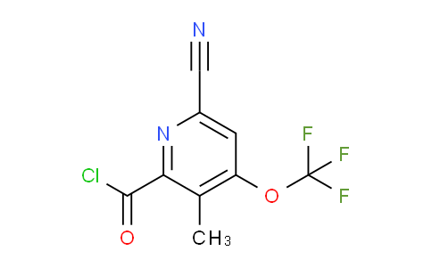 AM26554 | 1804400-54-1 | 6-Cyano-3-methyl-4-(trifluoromethoxy)pyridine-2-carbonyl chloride