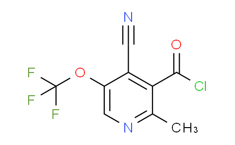 AM26563 | 1804343-08-5 | 4-Cyano-2-methyl-5-(trifluoromethoxy)pyridine-3-carbonyl chloride
