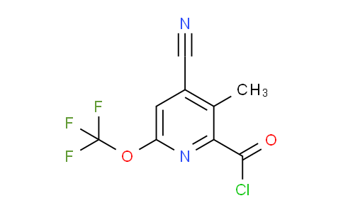 AM26567 | 1804731-63-2 | 4-Cyano-3-methyl-6-(trifluoromethoxy)pyridine-2-carbonyl chloride