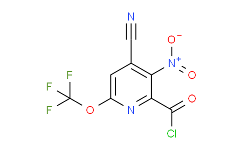 AM26581 | 1803625-14-0 | 4-Cyano-3-nitro-6-(trifluoromethoxy)pyridine-2-carbonyl chloride
