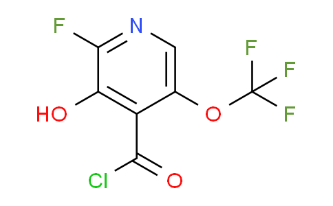 AM26586 | 1804767-33-6 | 2-Fluoro-3-hydroxy-5-(trifluoromethoxy)pyridine-4-carbonyl chloride