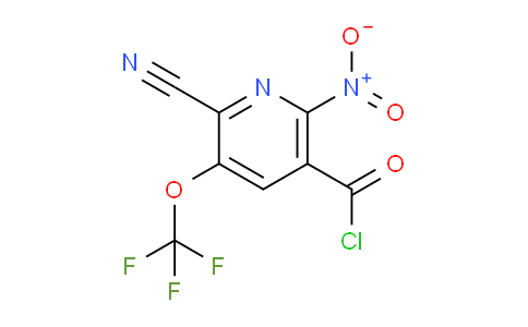 2-Cyano-6-nitro-3-(trifluoromethoxy)pyridine-5-carbonyl chloride