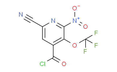 6-Cyano-2-nitro-3-(trifluoromethoxy)pyridine-4-carbonyl chloride