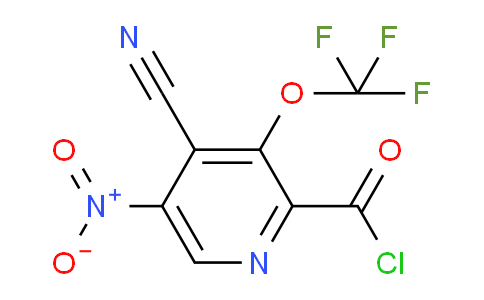 4-Cyano-5-nitro-3-(trifluoromethoxy)pyridine-2-carbonyl chloride