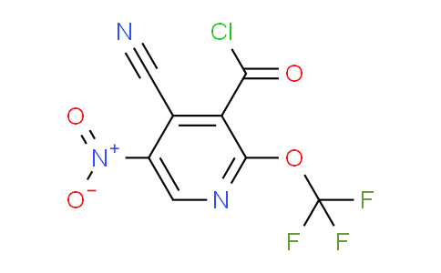 4-Cyano-5-nitro-2-(trifluoromethoxy)pyridine-3-carbonyl chloride