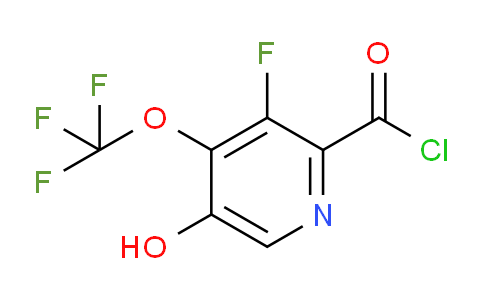 AM26623 | 1804740-48-4 | 3-Fluoro-5-hydroxy-4-(trifluoromethoxy)pyridine-2-carbonyl chloride