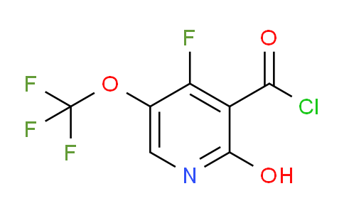 AM26626 | 1804318-54-4 | 4-Fluoro-2-hydroxy-5-(trifluoromethoxy)pyridine-3-carbonyl chloride