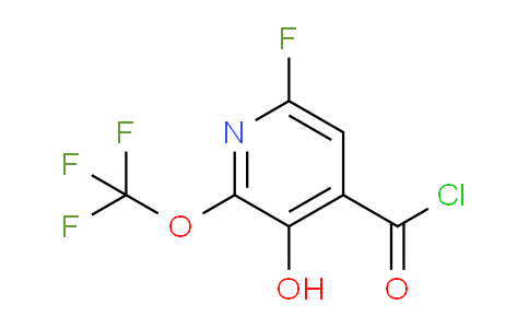 AM26635 | 1804740-45-1 | 6-Fluoro-3-hydroxy-2-(trifluoromethoxy)pyridine-4-carbonyl chloride