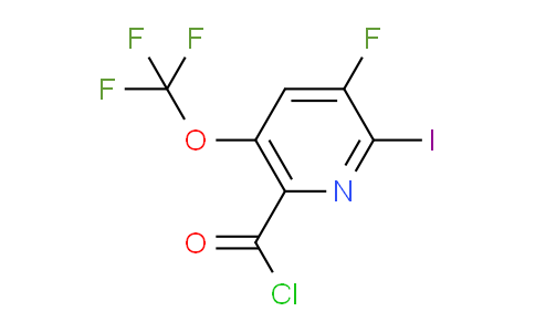 AM26662 | 1804786-46-6 | 3-Fluoro-2-iodo-5-(trifluoromethoxy)pyridine-6-carbonyl chloride