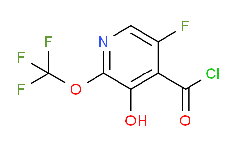 5-Fluoro-3-hydroxy-2-(trifluoromethoxy)pyridine-4-carbonyl chloride
