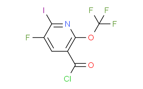 3-Fluoro-2-iodo-6-(trifluoromethoxy)pyridine-5-carbonyl chloride