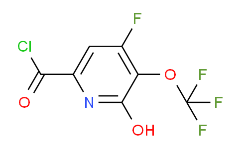 4-Fluoro-2-hydroxy-3-(trifluoromethoxy)pyridine-6-carbonyl chloride