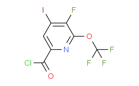3-Fluoro-4-iodo-2-(trifluoromethoxy)pyridine-6-carbonyl chloride