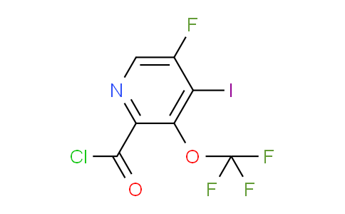 5-Fluoro-4-iodo-3-(trifluoromethoxy)pyridine-2-carbonyl chloride