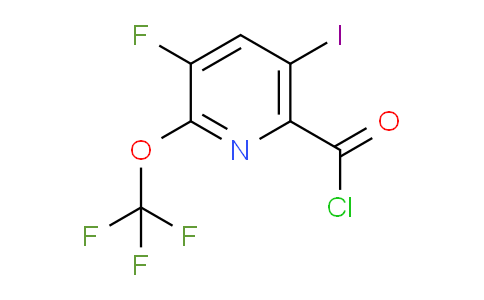 3-Fluoro-5-iodo-2-(trifluoromethoxy)pyridine-6-carbonyl chloride