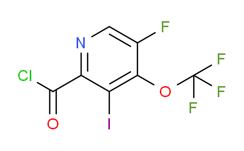 5-Fluoro-3-iodo-4-(trifluoromethoxy)pyridine-2-carbonyl chloride