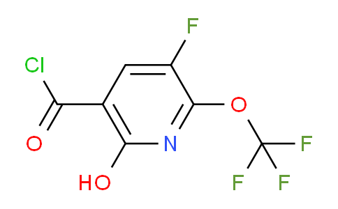 AM26678 | 1803664-88-1 | 3-Fluoro-6-hydroxy-2-(trifluoromethoxy)pyridine-5-carbonyl chloride